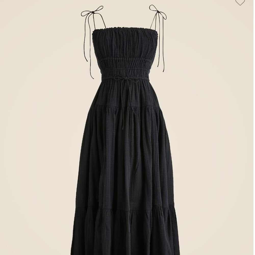 J. Crew Clio dress in textured gauze